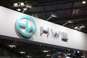 HW ELECTRO signage and logo